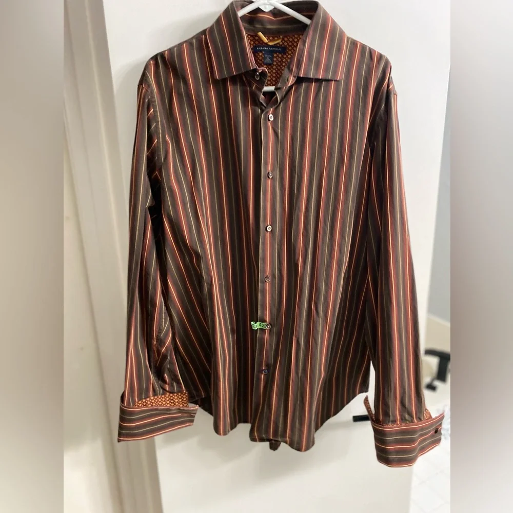 Banana Republic Men’s XL Shirt Vintage Y2K‎ Contrasting Cuffs